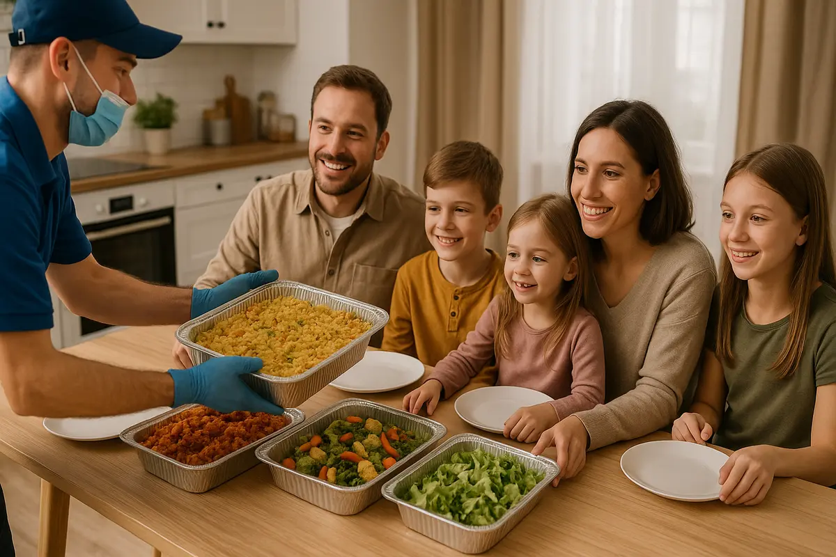 Servizio di consegna pasti per famiglie numerose: come avere porzioni abbondanti e convenienti