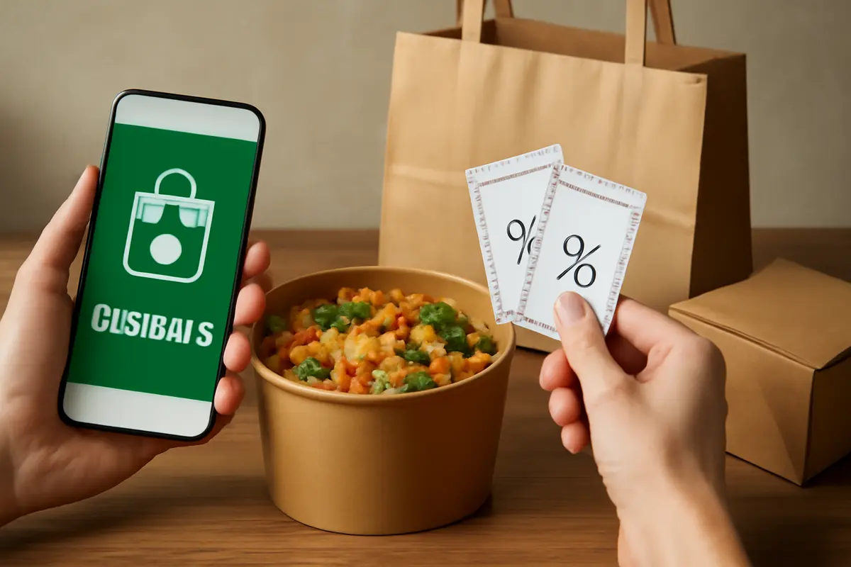 Coupon e cashback su pasti a domicilio: come ottenere un doppio vantaggio sull’ordine