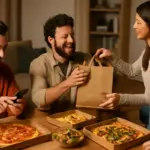 Cibo a domicilio per cene tra amici: i servizi che permettono di ordinare per gruppi senza errori