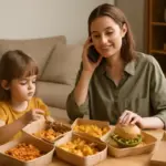 Ordinare cibo a domicilio per chi ha bambini: dritte pratiche per adattare menu e quantità